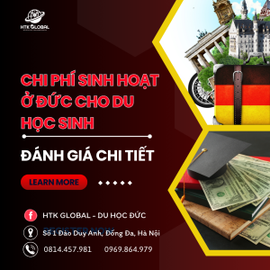 chi phí sinh hoạt ở đức cho du học sinh