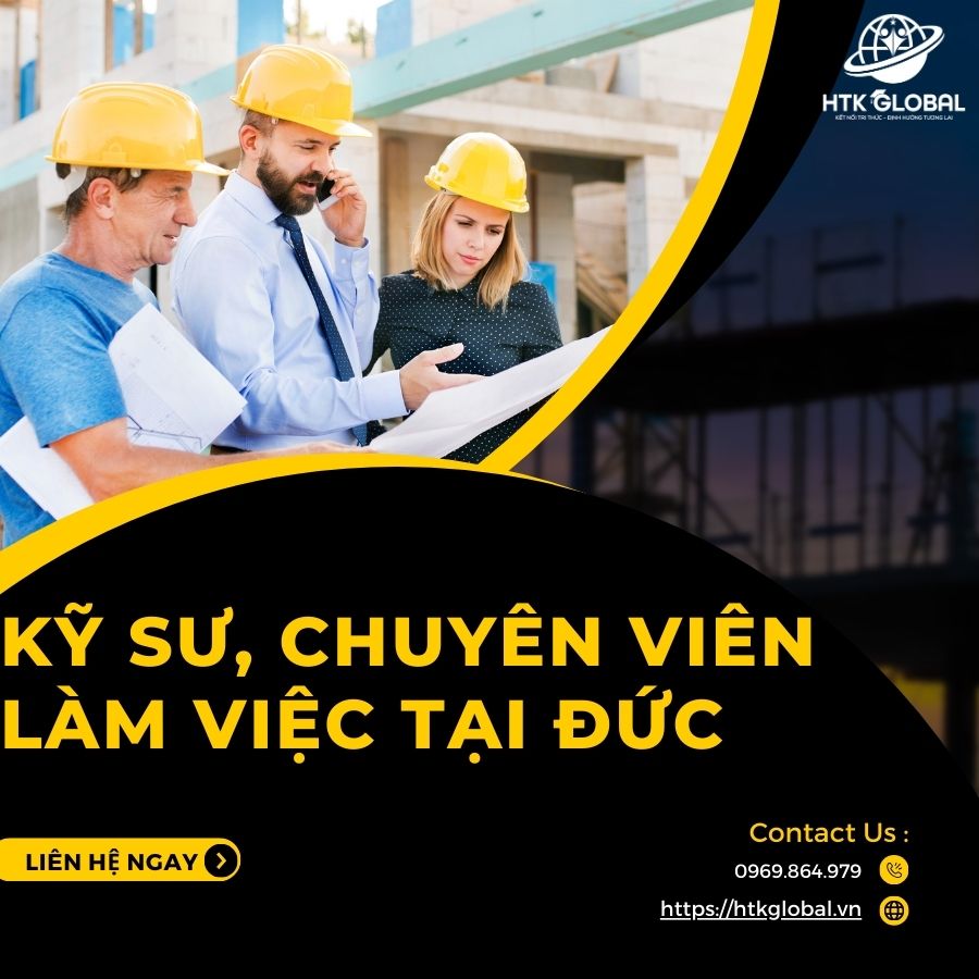 kỹ sư chuyên viên làm việc tại đức