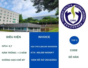 Trường Đại học khoa học và sức khỏe Chungbuk